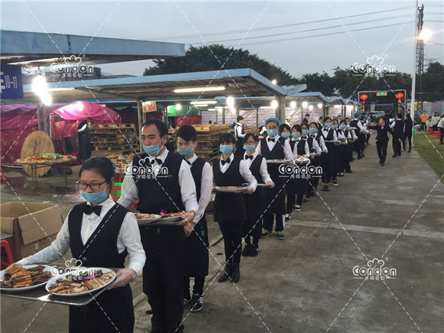 2016年中山线路板名企年会5600人围餐活动04