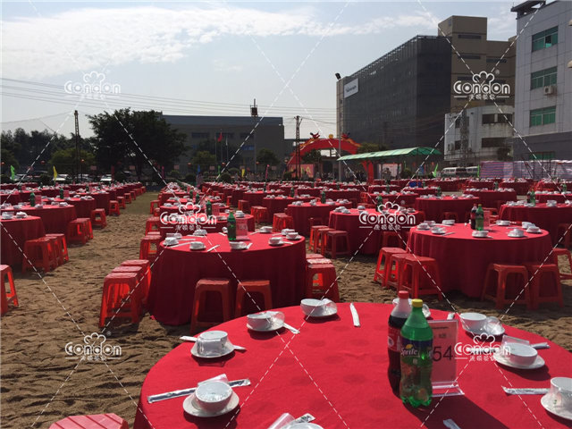 2016年中山线路板名企年会5600人围餐活动01